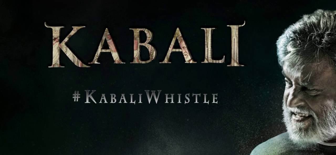Kabali-Whistle Poster