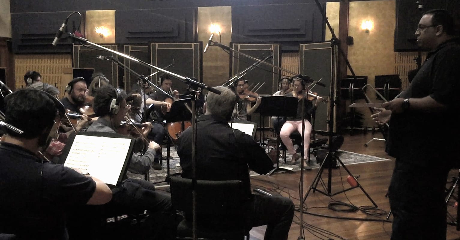 Shyamalangan in Strings Session in Studio 301 (Sydney)